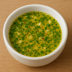 Knoblauch-Kräuter-Butter-Dip knoblauch kräuter butter dip