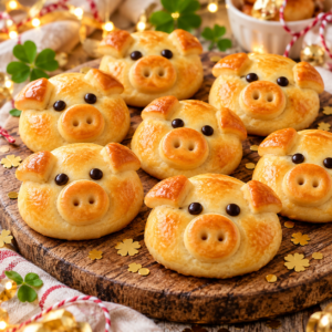 süße glücks schweinchen aus quark Öl teig final