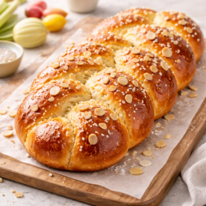 Klassischer Osterzopf – fluffig, goldbraun & wie vom Bäcker