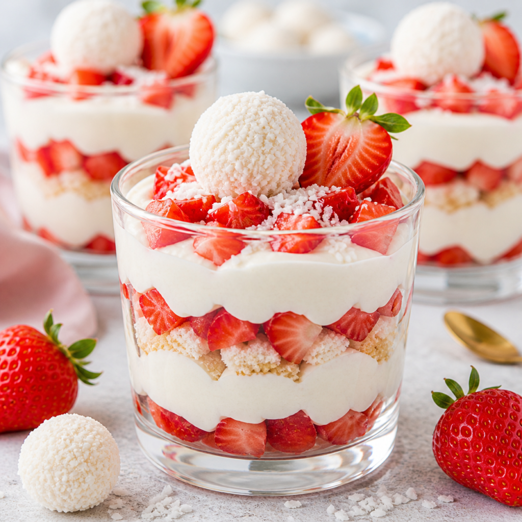 erdbeer raffaello dessert final