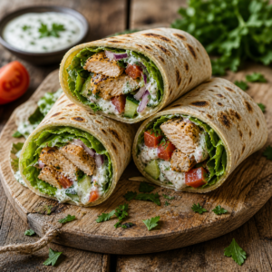 wraps mit hähnchen selbst gemacht final