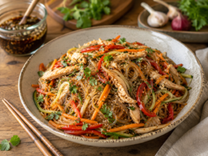 Asiatischer Glasnudelsalat mit Hähnchen