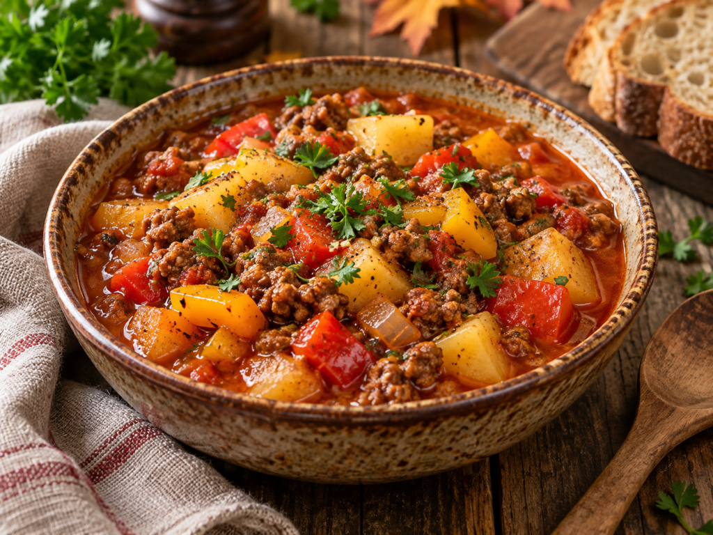 Bauerntopf mit Hackfleisch & Kartoffeln bauerntopf mit hackfleisch & kartoffeln