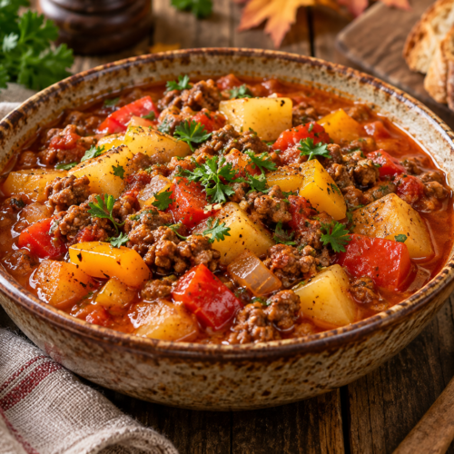 Bauerntopf mit Hackfleisch & Kartoffeln bauerntopf mit hackfleisch & kartoffeln
